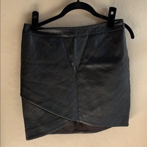 Quilted vegan leather mini